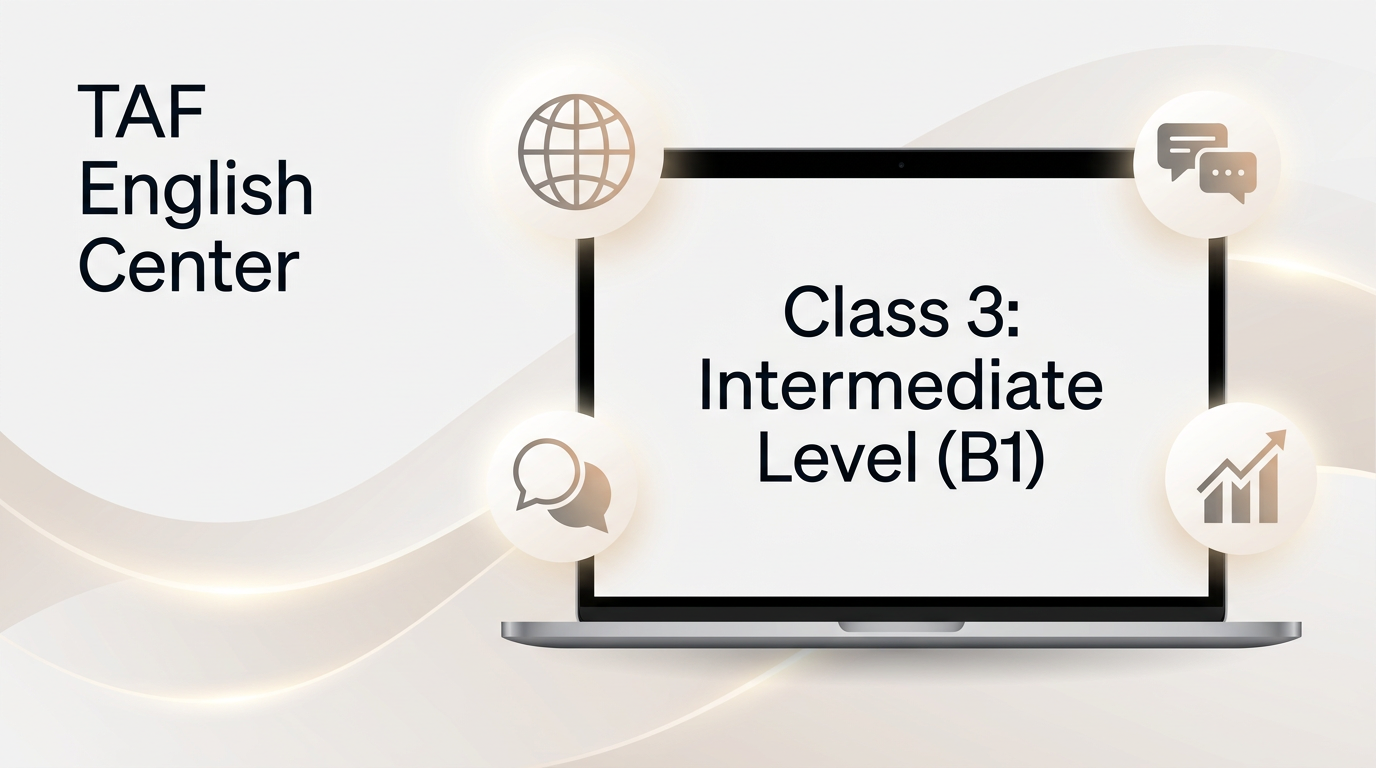 Class 3: Intermediate Level (B1) – Fluency Builder Course